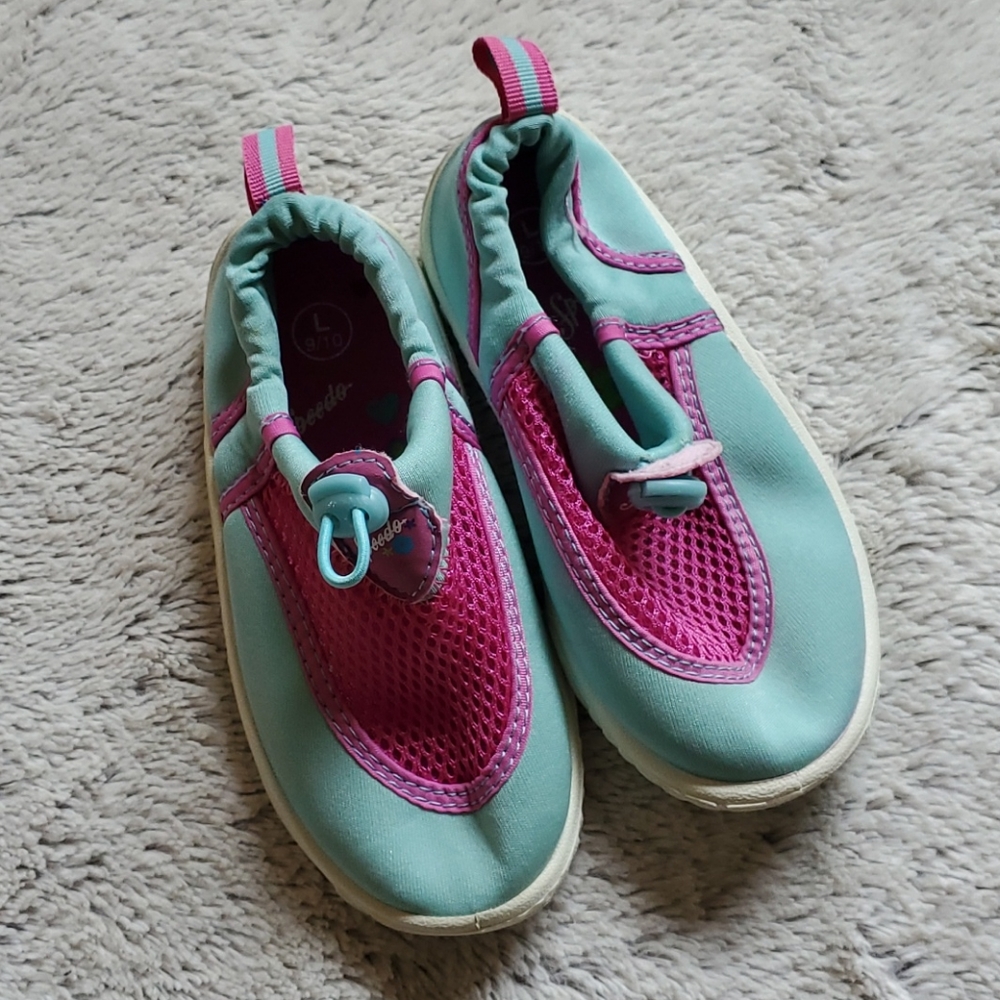 Girls Speedo water shoes sandals size large 9/10 - Picture 6 of 6